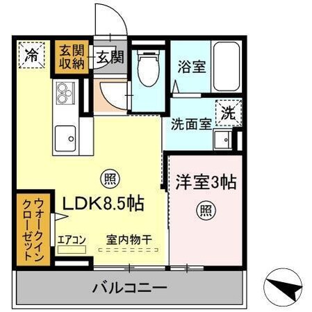 Ｄ－ｒｏｏｍ天久保の物件間取画像